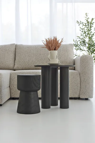 Stolik kawowy Naturos 50x50 (czarny)