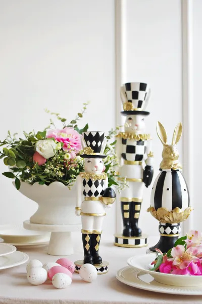 Ozdoba wielkanocna Black and White Easter 48