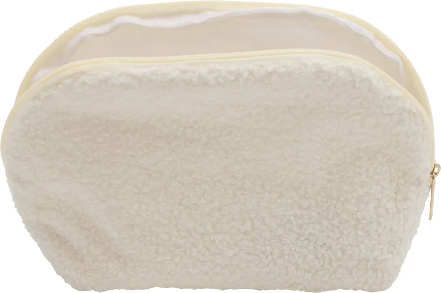 Kosmetyczka duża Beautiful Travel 8 (biały/teddy)