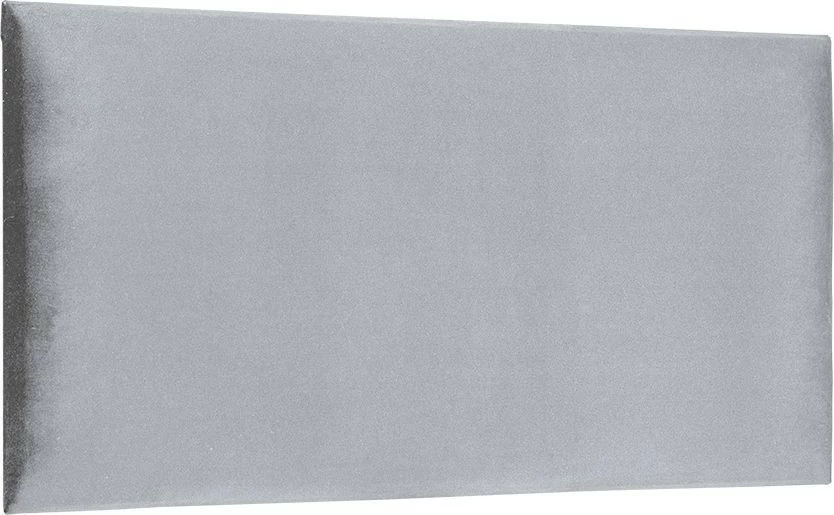 Panel tapicerowany (dekoracyjny) 30x60cm (plusz srebrzysty)