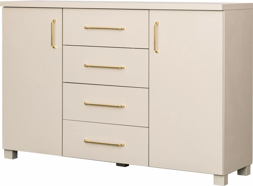 Komoda z drzwiczkami i 4 szufladami Bari (kaszmir) 