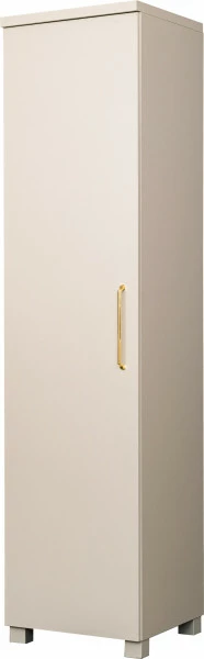 Półszafa uniwersalna wysoka z półkami i drążkiem Bari (kaszmir)