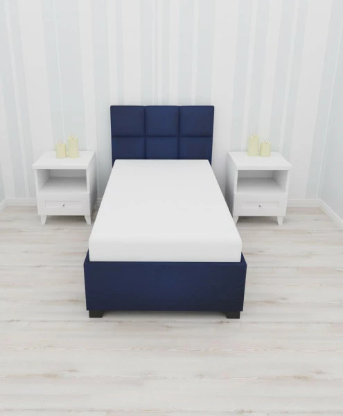 Prześcieradło z gumką (białe - 90x200cm) 