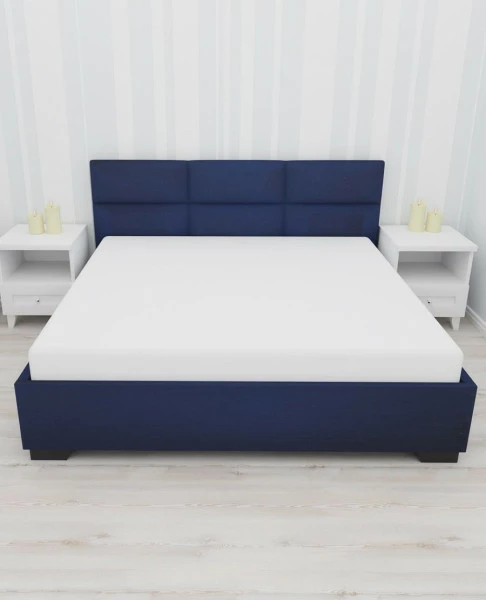 Prześcieradło z gumką 2 (białe - 180x200x30cm)