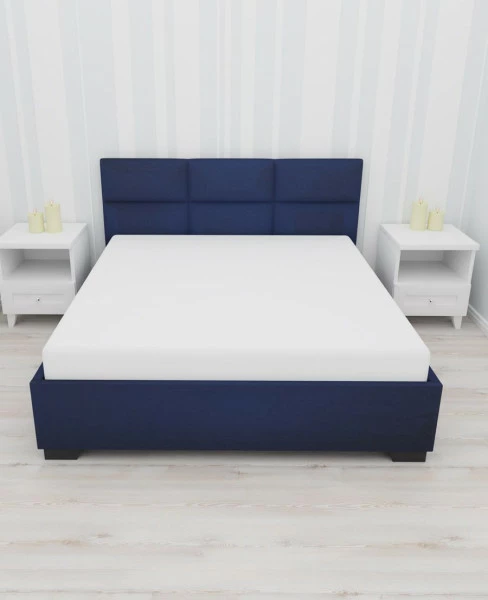 Prześcieradło z gumką 2 (białe - 160x200x30cm)