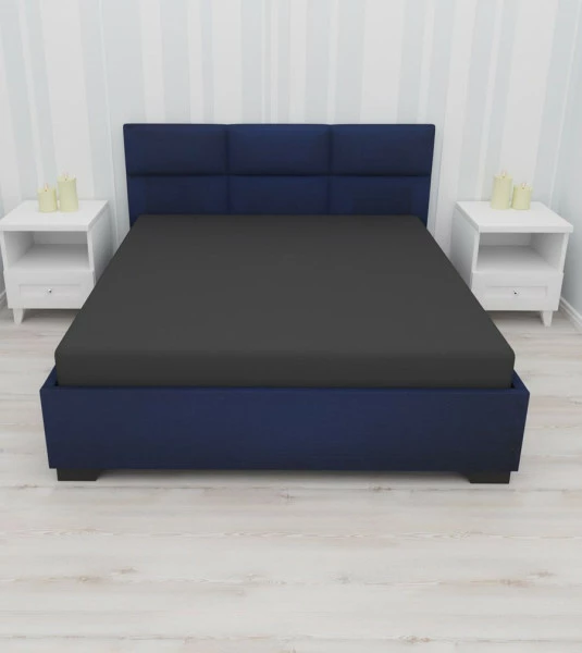 Prześcieradło z gumką (czarny-160x200x30cm)