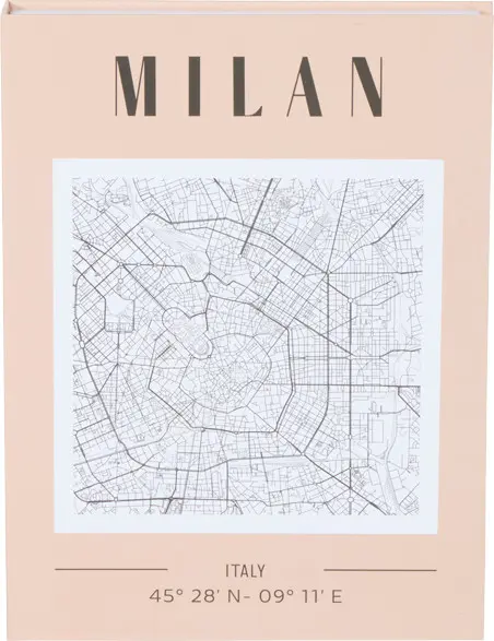 Książka dekoracyjna City Books 3 Milan