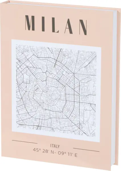 Książka dekoracyjna City Books 3 Milan