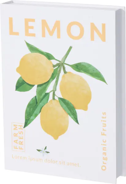 Książka dekoracyjna Lemoni Books 5 Lemon