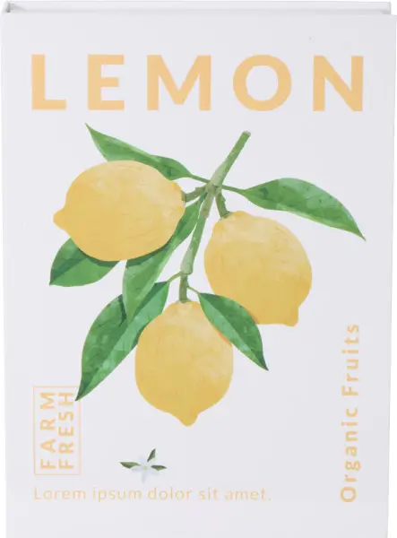 Książka dekoracyjna Lemoni Books 5 Lemon