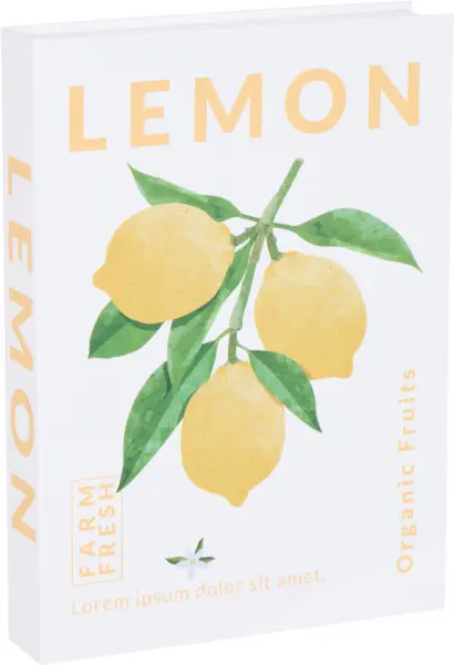 Książka dekoracyjna Lemoni Books 5 Lemon