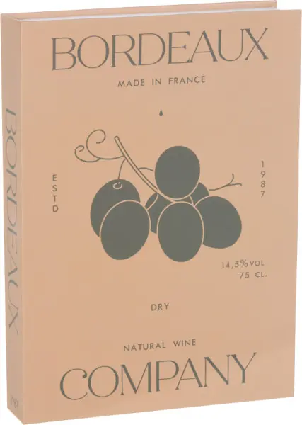Książka dekoracyjna Nature Books 7 Bordeaux