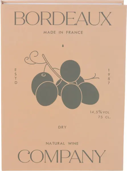Książka dekoracyjna Nature Books 7 Bordeaux