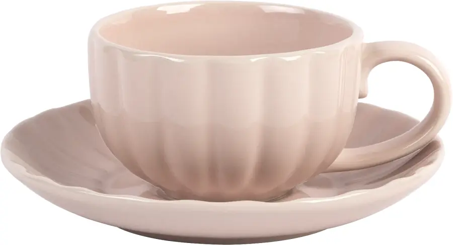 Filiżanka+spodek Lotus 29 (różowy)