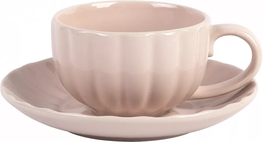 Filiżanka+spodek Lotus 29 (różowy) 