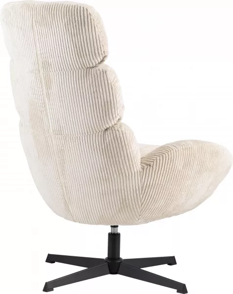 Fotel wypoczynkowy, obrotowy Prince (beżowy)