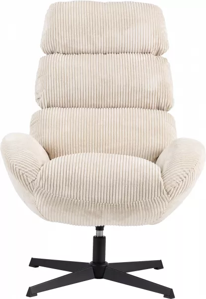 Fotel wypoczynkowy, obrotowy Prince (beżowy)