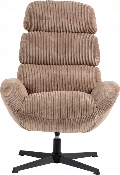 Fotel wypoczynkowy, obrotowy Prince (brązowy)