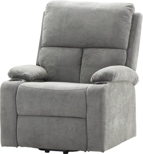 Fotel elektryczny relax z funkcją ułatwiania wstawania Calio 27 (grafit)