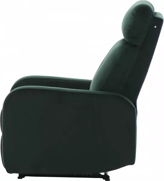 Fotel Gerona z funkcja relax (zielony)