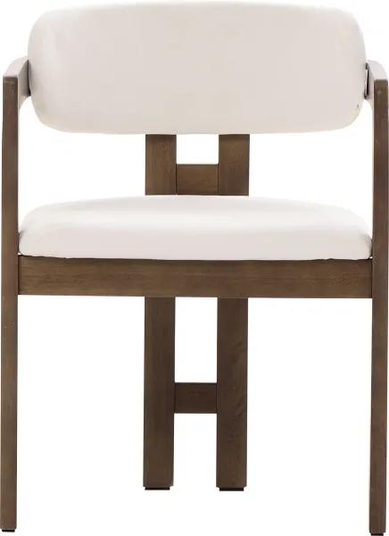 Krzesło drewniane Lummo 40 (beż/orzech)