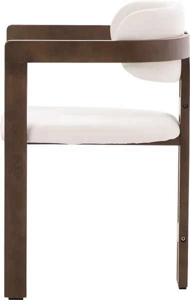 Krzesło drewniane Lummo 40 (beż/orzech)