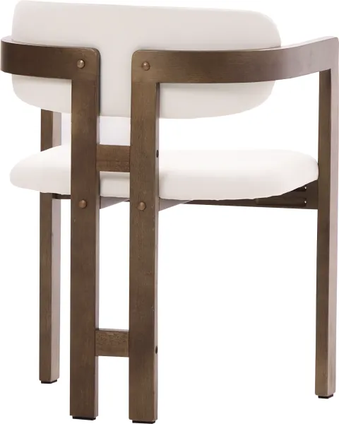 Krzesło drewniane Lummo 40 (beż/orzech)