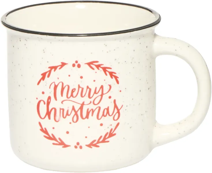 Kubek Christmas 138 (biały/czerwony/czarny) 