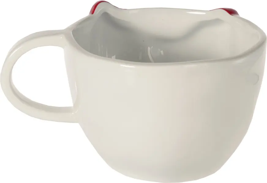 Kubek Bella 167 (biały/czerwony)