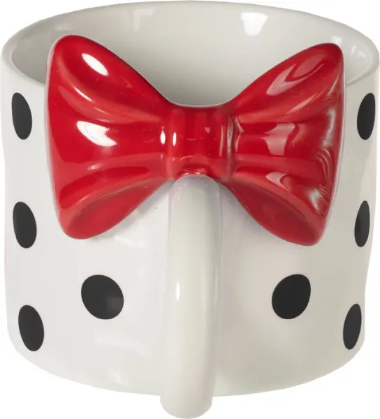 Kubek Bella 169 (biały/czarny/czerwony)