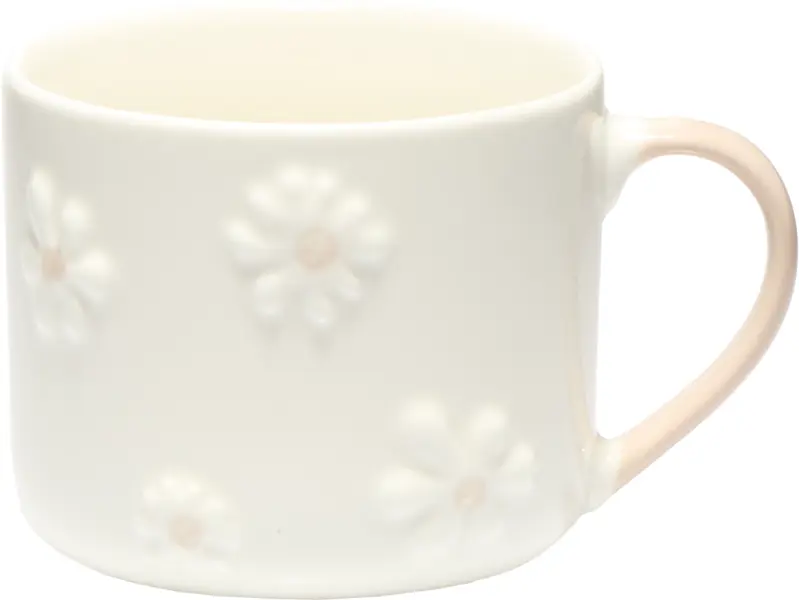 Kubek Daisy 146 (biały/różowy)