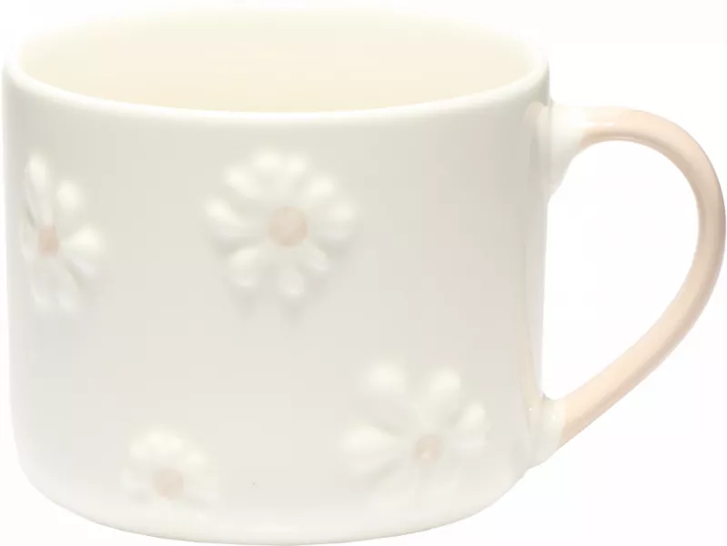 Kubek Daisy 146 (biały/różowy)