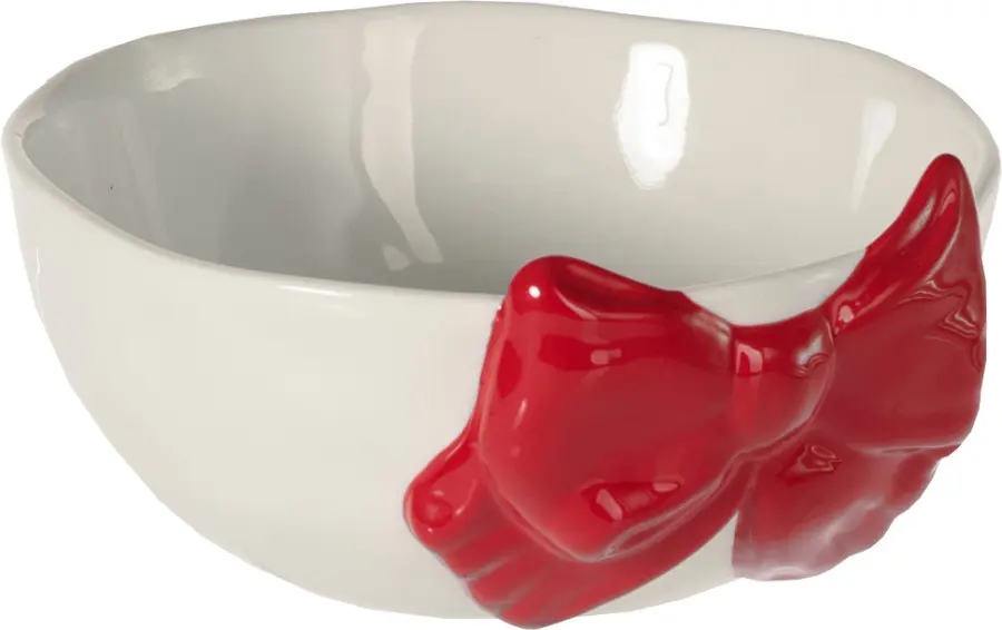 Miseczka Bella 167 (biały/czerwony)
