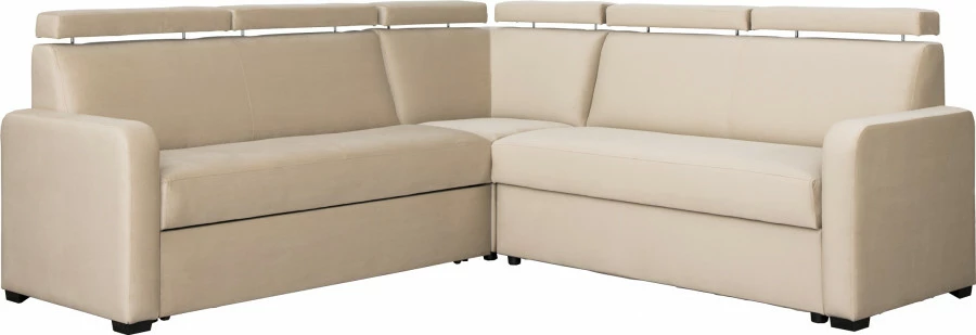 Narożnik Lazur z siedziskami 3-os. (plusz beż) 