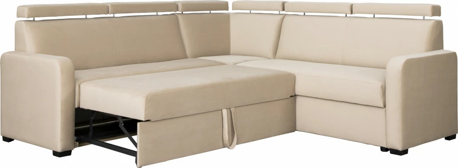 Narożnik Lazur z siedziskami 3-os. (plusz beż) 