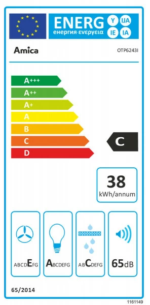 Okap teleskopowy AMICA - OTP6243I 