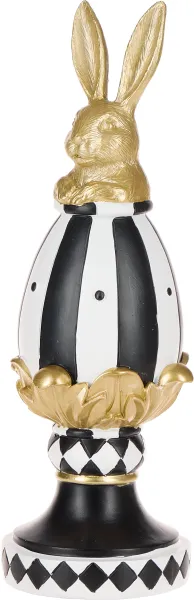 Ozdoba wielkanocna Black and White Easter 48