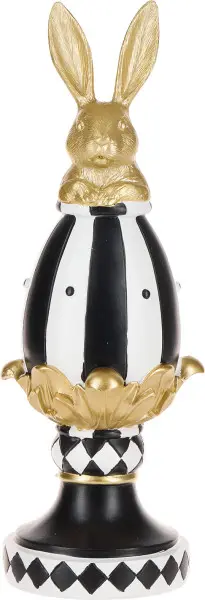 Ozdoba wielkanocna Black and White Easter 48