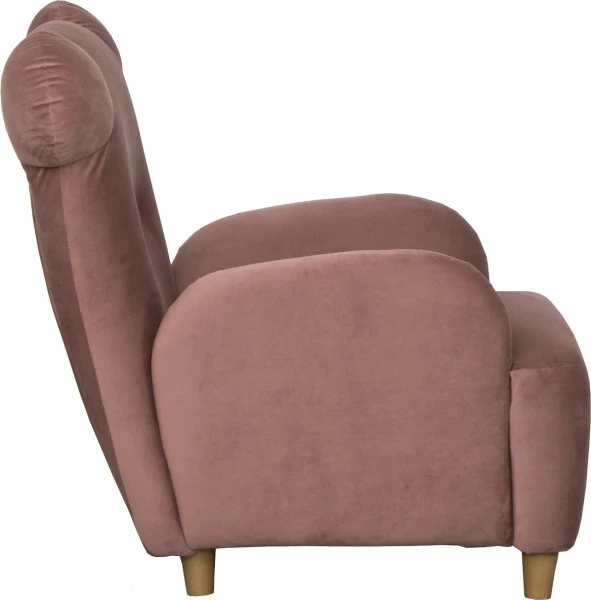 Fotelik Miś (plusz brudny róż) 