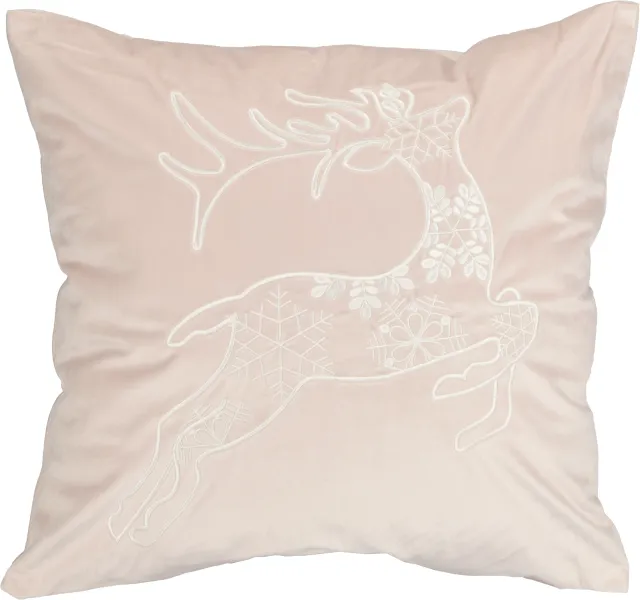 Poszewka Merry Christmas 246 (różowy/biały) 