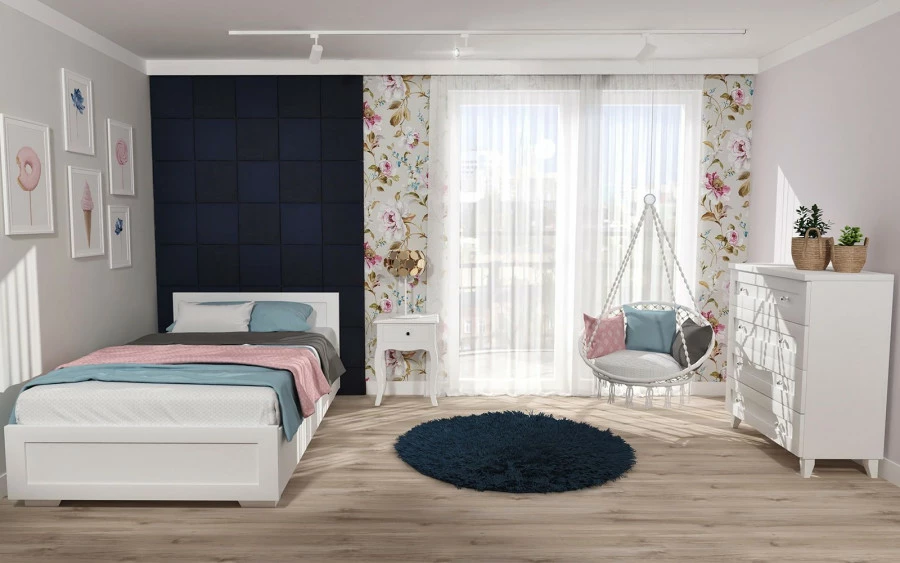 Firana Kosino 6 (biały) 