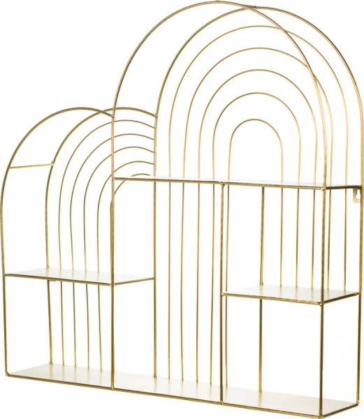 Metalowa półka Naturos (złoty) 