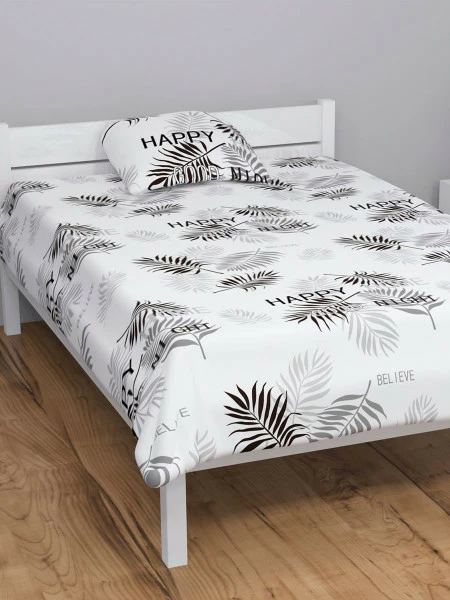 Zestaw pościeli Black Leaves 23-3 (140x200cm)