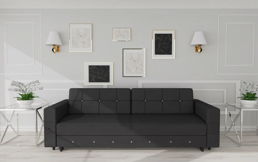 Kanapa Diamentino (plusz czarny)