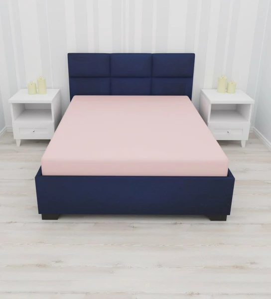 Prześcieradło z gumką (różowe-160x200x30cm)