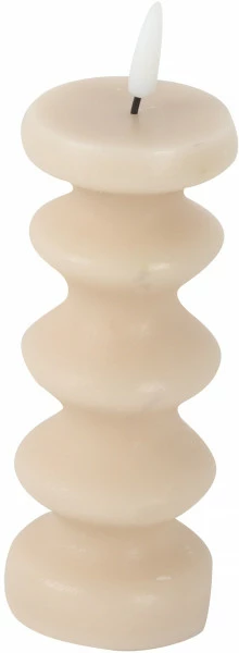 Świeca LED duża Soho 7 (beżowy)