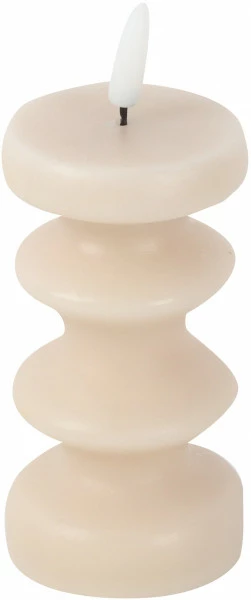 Świeca LED mała Soho 7 (beżowy)