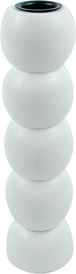 Świecznik mały Toscana 46 (biały) 