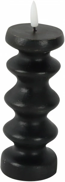 Świeca LED duża Soho 7 (czarny)