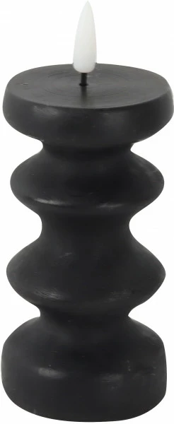 Świeca LED mała Soho 7 (czarny)